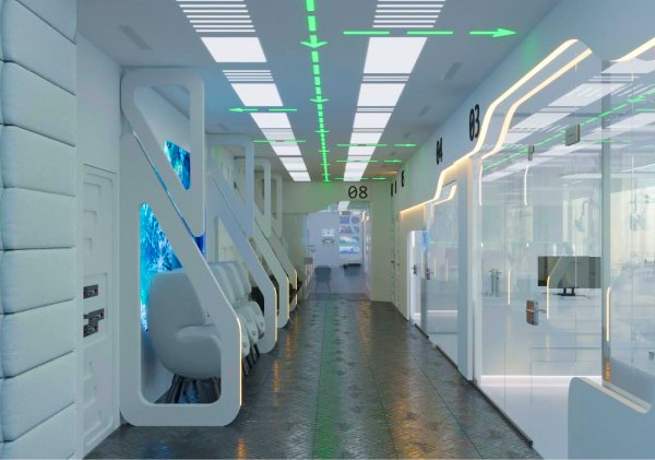 Унікальний космічний інтерʼєр з можливістю відчути себе на зорельоті